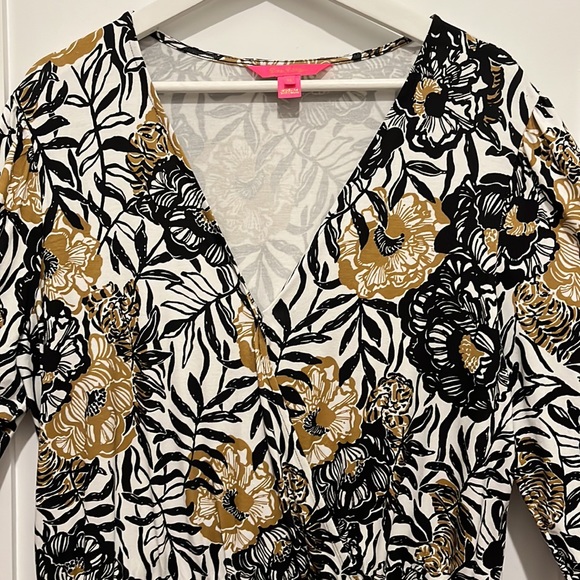 Lilly Pulitzer Talley Dress EUC. Ladies XL. Easy breezy style, day to night. - Picture 6 of 10